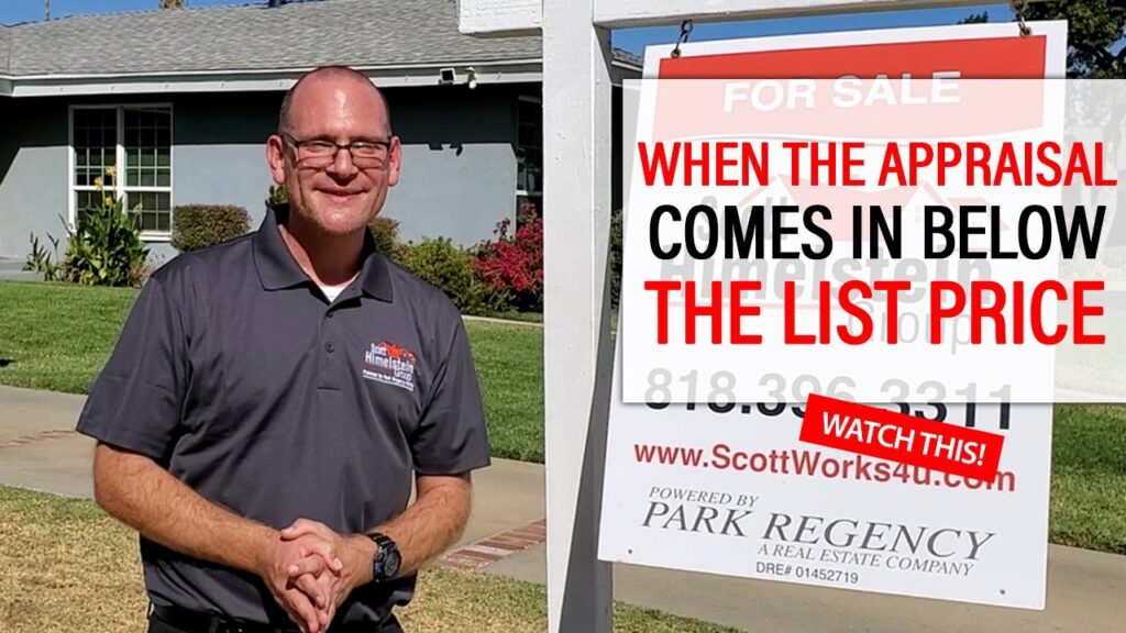 What If the Appraisal Comes in Below the List Price